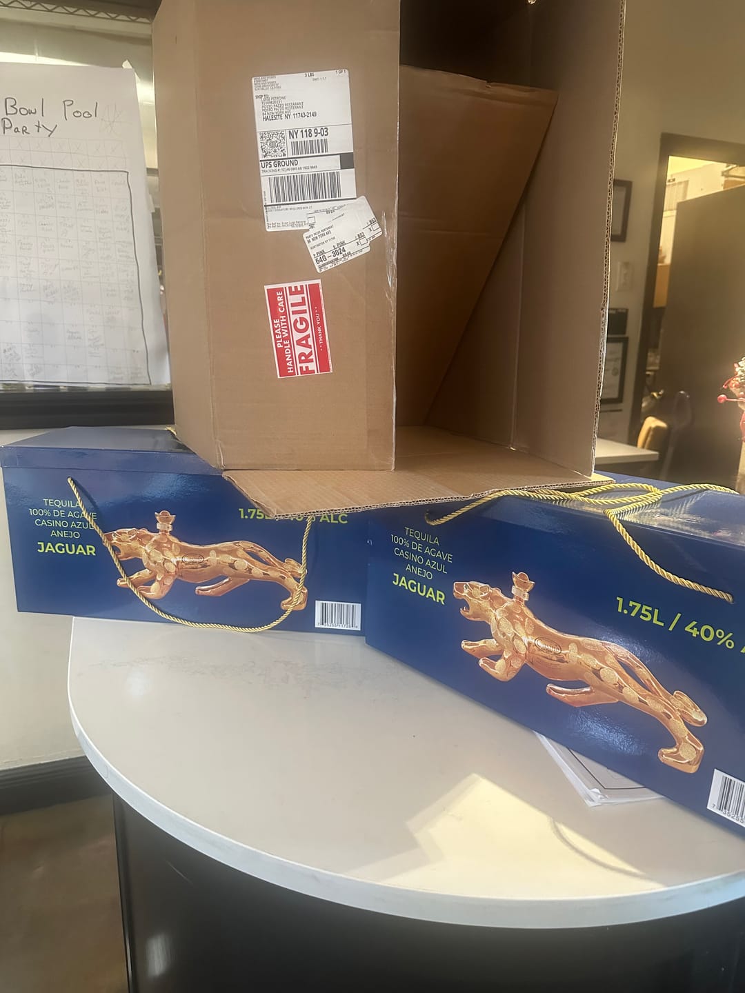 Customer photo review of Jaguar Gold Tequila Anejo 1.75L
