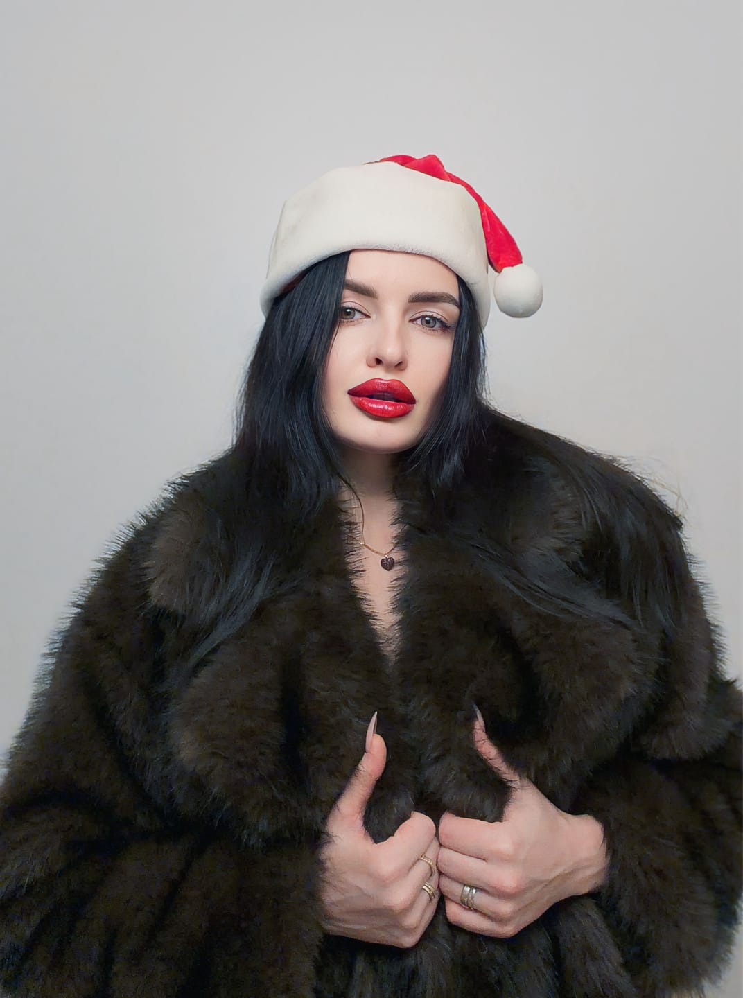 Customer photo review of Tilda Faux Fur Coat