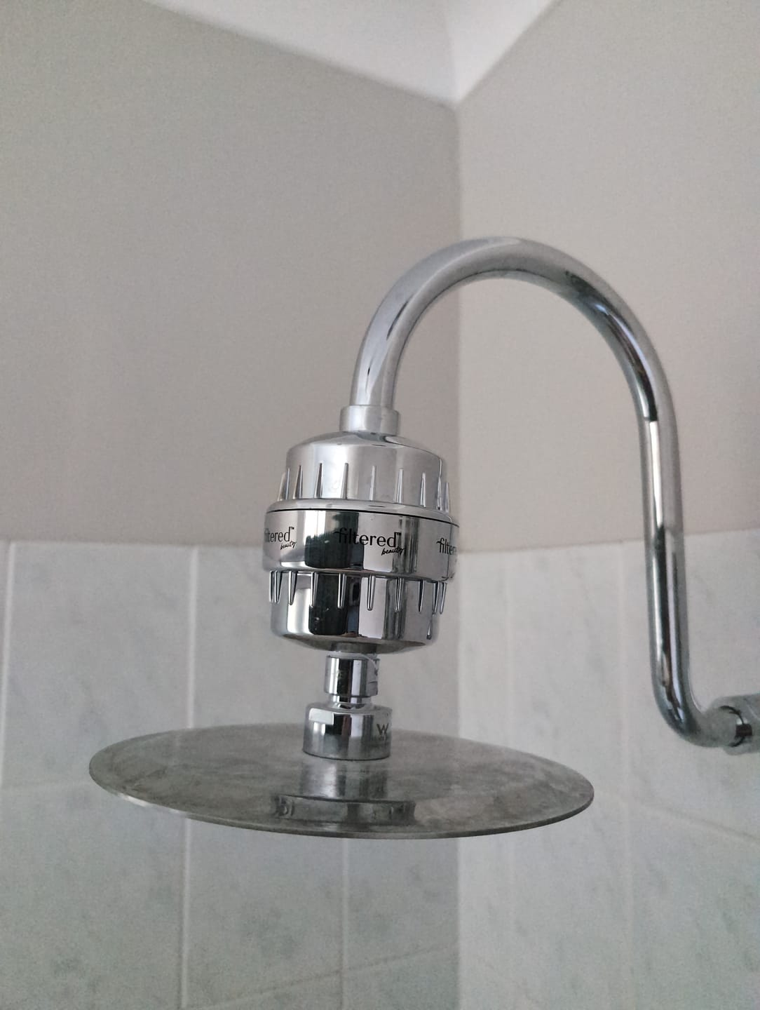 Customer photo review of Shower Purifier - Silver
