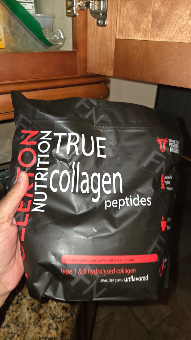 Customer photo review of True Collagen Protein