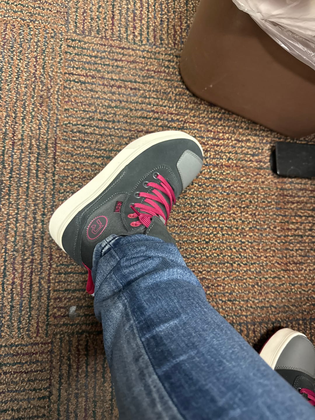 Customer photo review of RIDEIRON Street Leather Anti-Slip Motorcycle Riding Shoes | MS6002