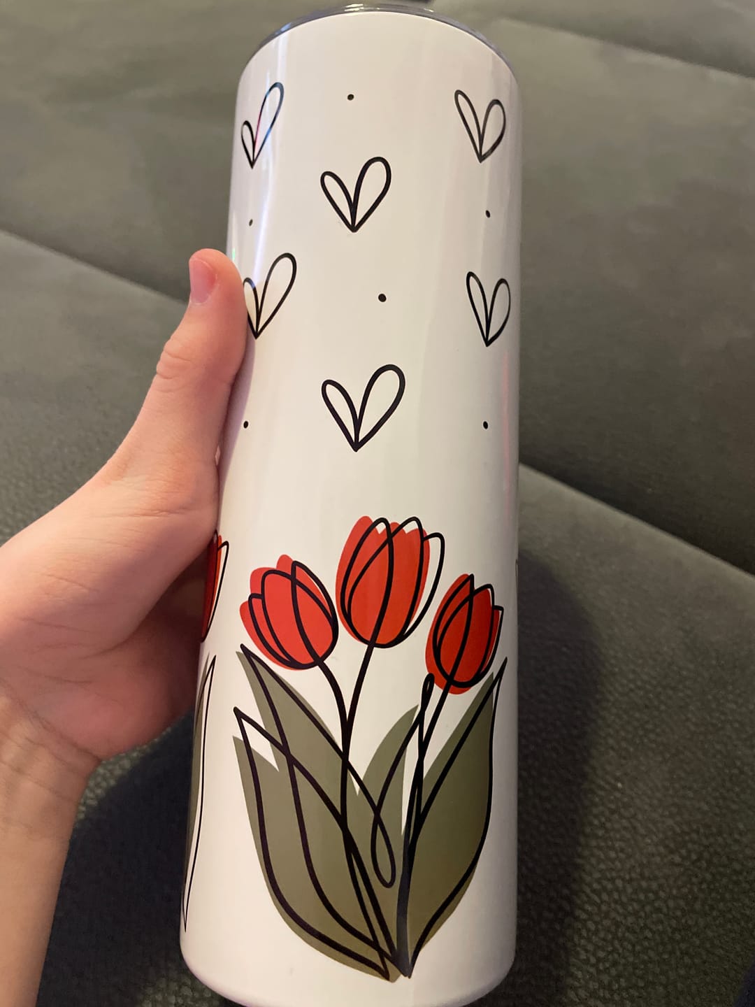 Customer photo review of Termo kelímek - Tulips