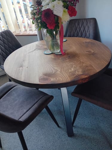 Customer photo review of Round Dining Table
