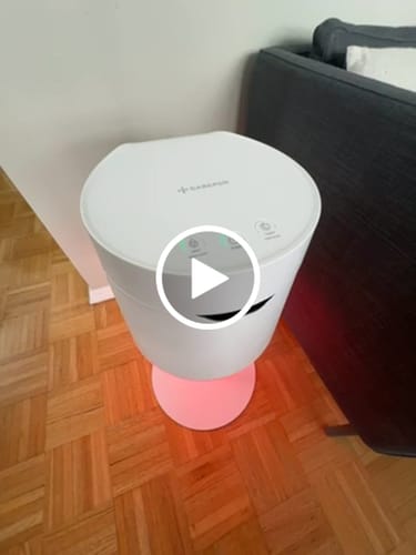 Customer video review of Carepod One Plus with Stand - Stainless Steel Humidifier with Mood Light CA