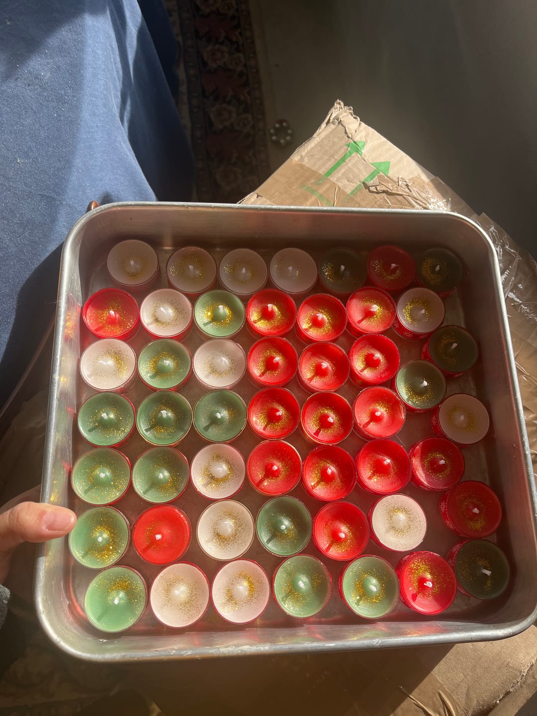 Customer photo review of ENVASES PARA VELAS DE TÉ