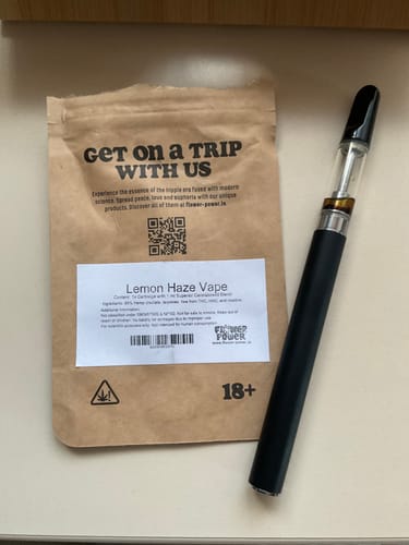 Customer photo review of Lemon Haze Vape - Power LVL 5/5