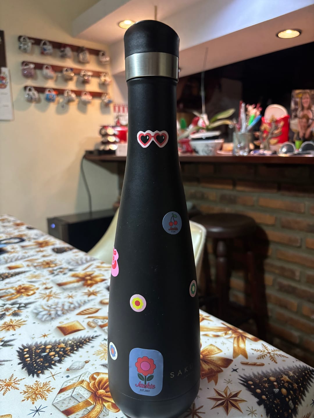 Customer photo review of Termo / Botella Térmica Sakura Wavy Negra 750 ml