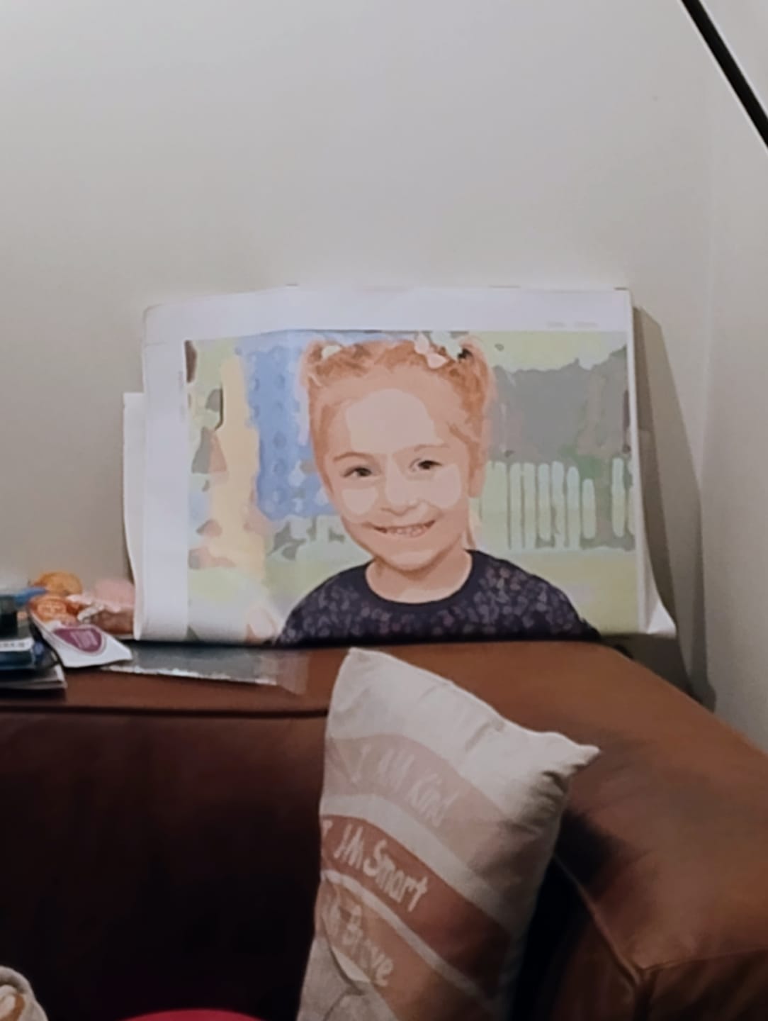 Customer photo review of YOUR PHOTO AS PAINT BY NUMBERS