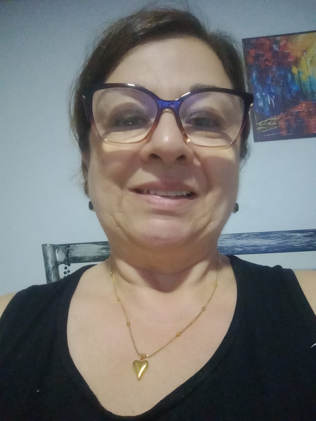 Customer photo review of Colar Life Love Coração Banhado em Ouro 18K