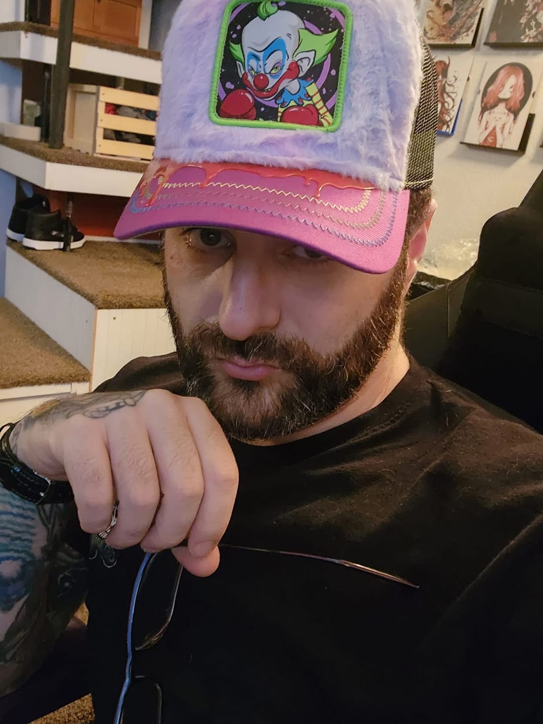 Customer photo review of OVERLORD X Killer Klowns: Shortie Trucker Cap