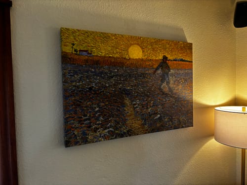 Customer photo review of The Sower | Vincent van Gogh | 1888