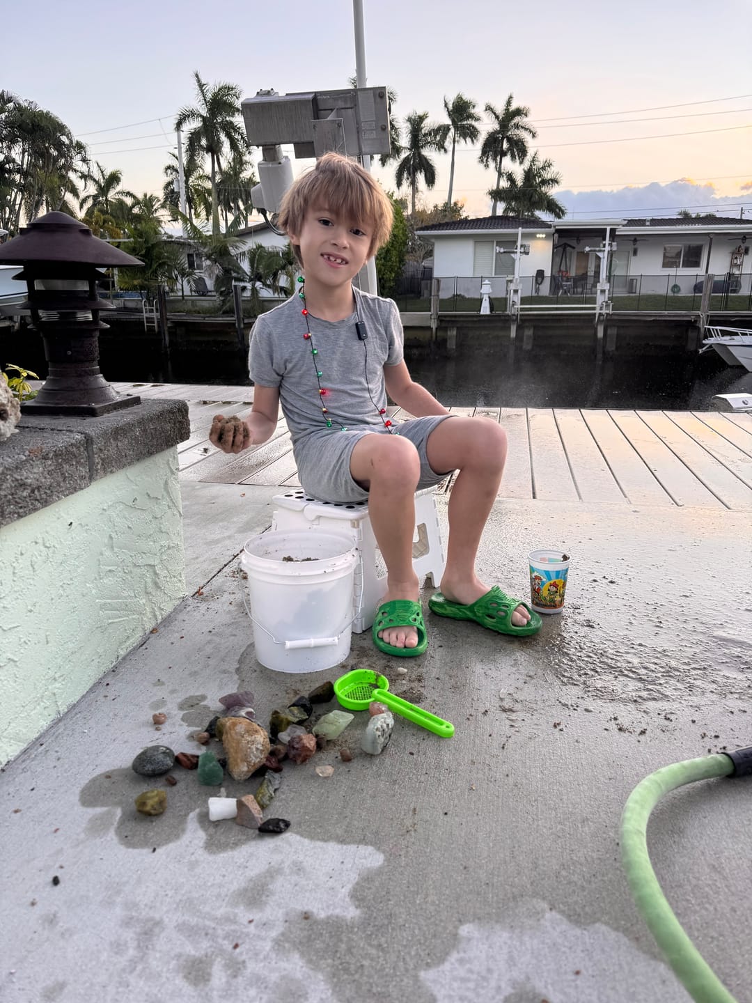 Customer photo review of Declan's Mining Bucket