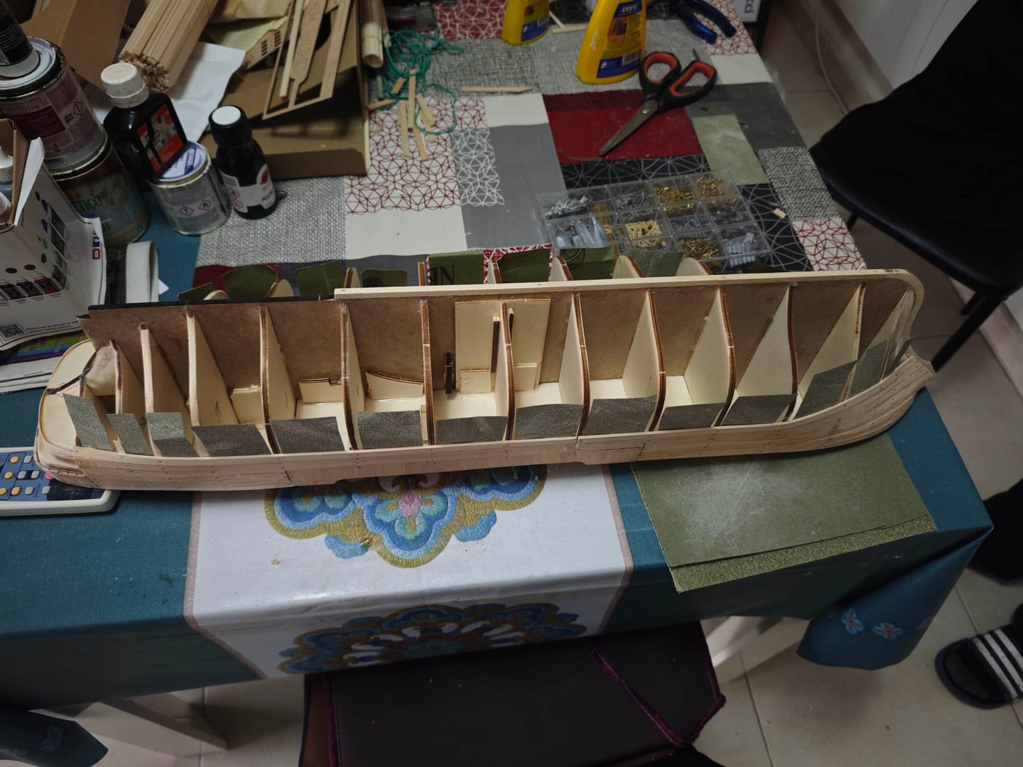 Customer photo review of Maqueta Barco Amerigo Vespucci