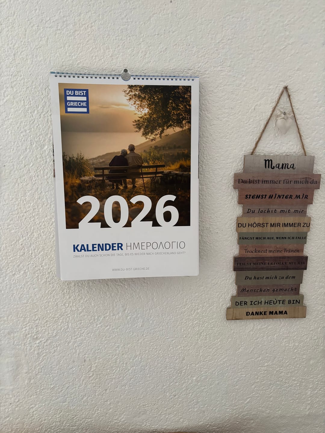 Customer photo review of DU BIST GRIECHE Kalender 2026