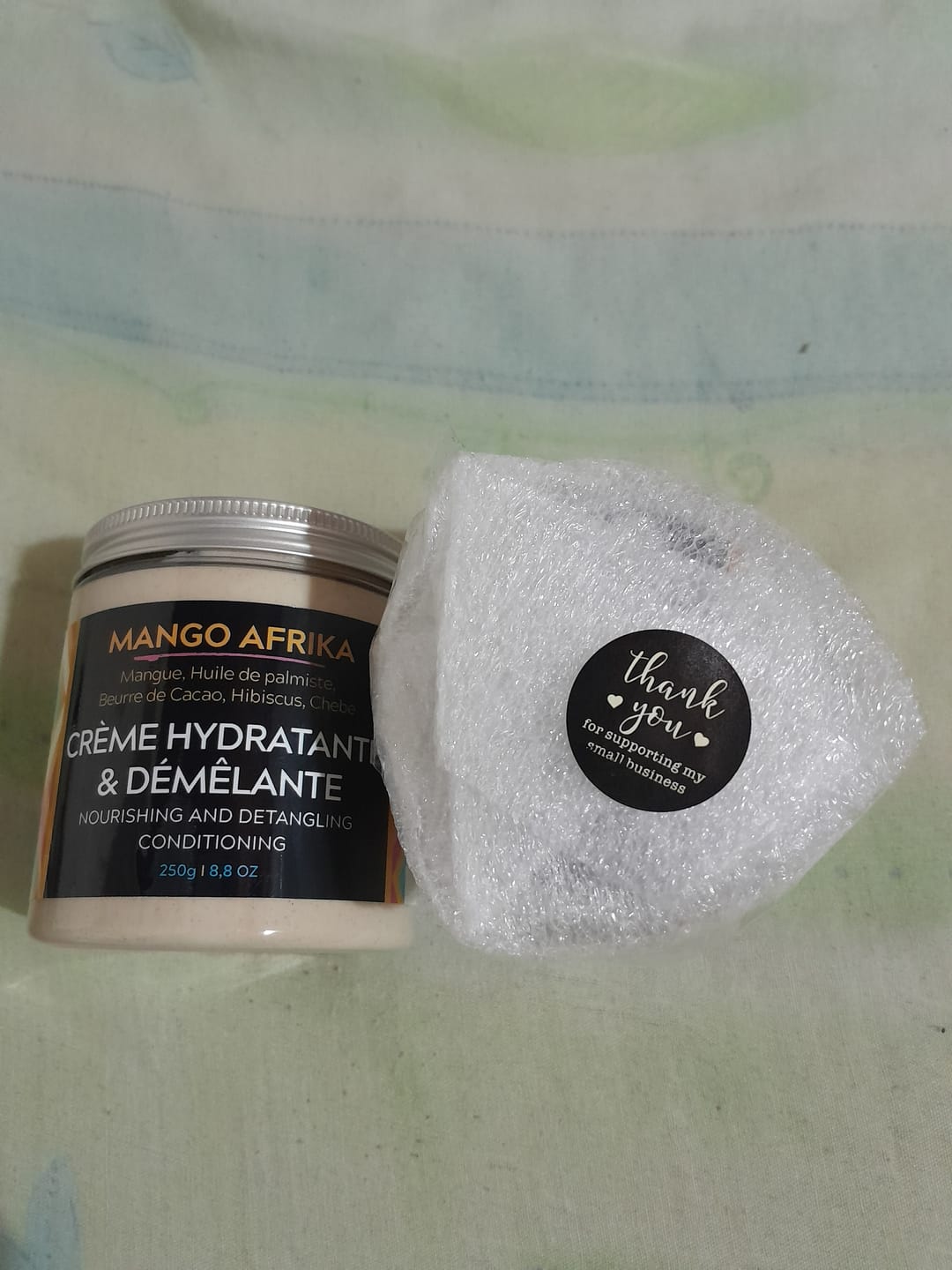 Customer photo review of Crème hydratante et démêlante  2 en 1  - MANGO AFRIKA