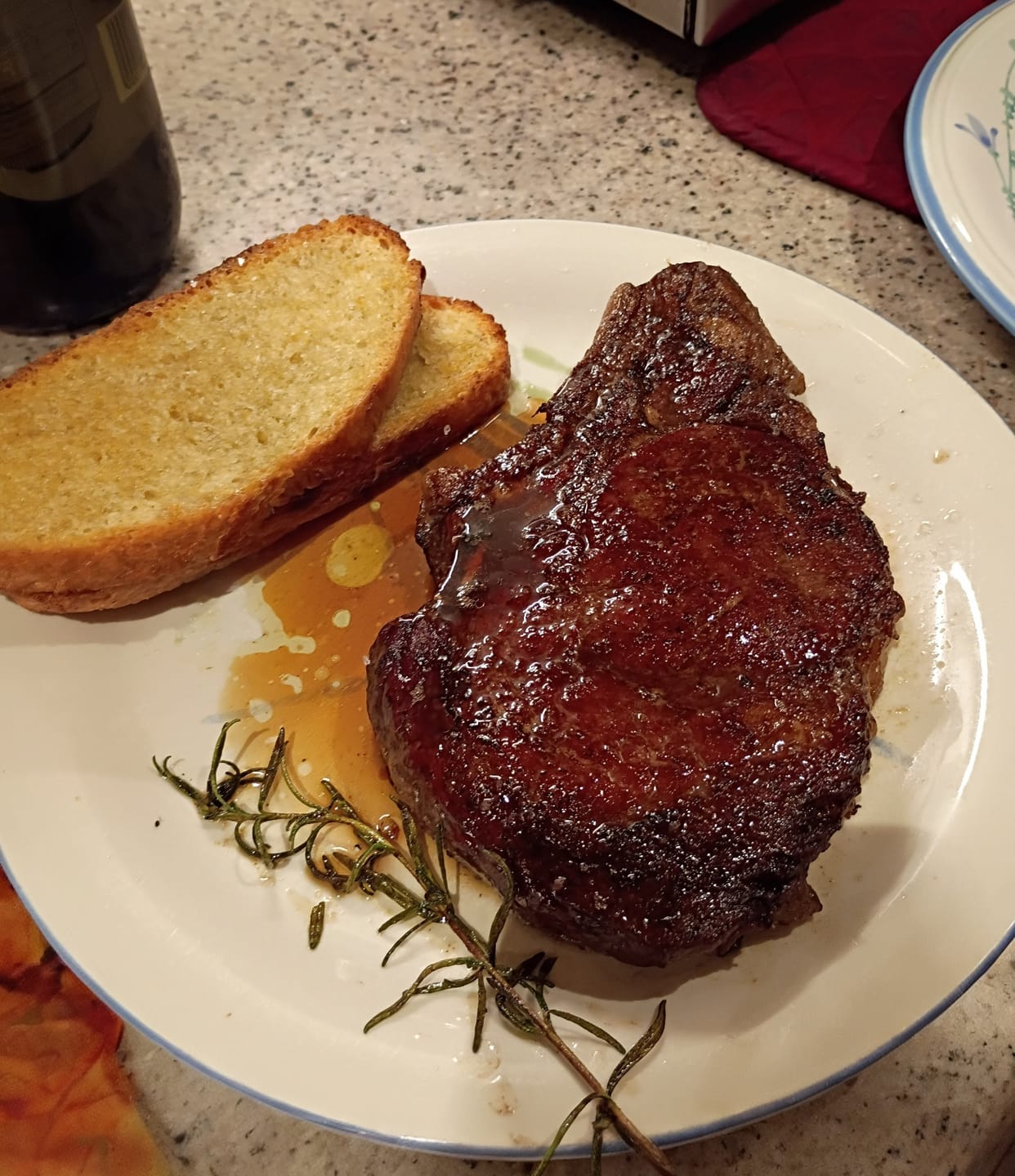 Customer photo review of 20oz RIBEYE STEAKS – BONE-IN, AMERICAN RAISED, FLAVOR-PACKED