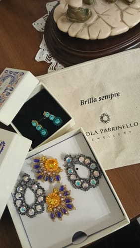 Customer photo review of Orecchini Lunaria