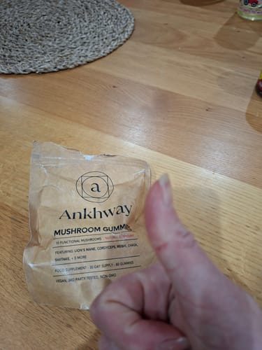 Customer photo review of Mushroom Gummies
