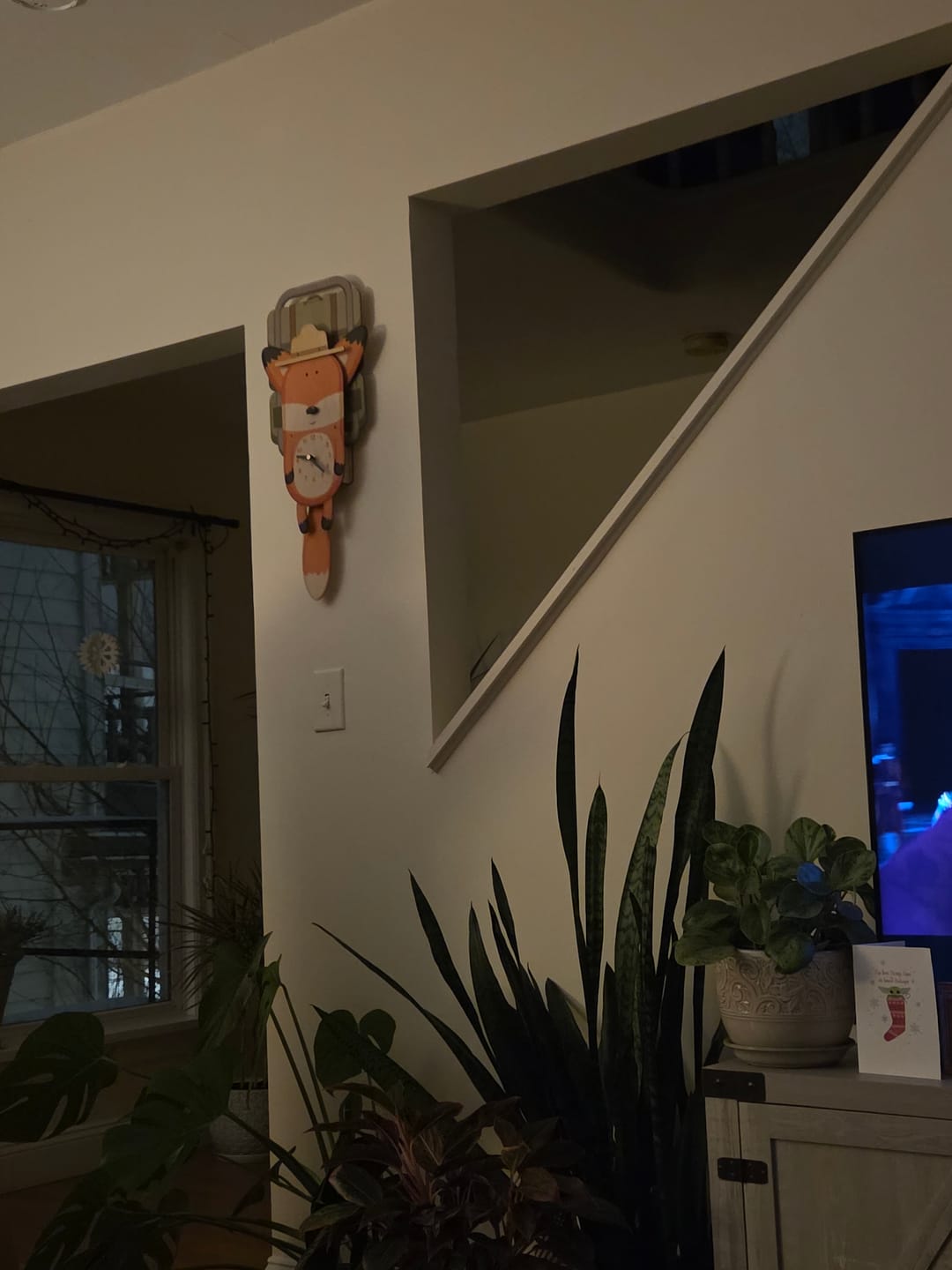 Customer photo review of Hunter the Fox Pendulum Clock