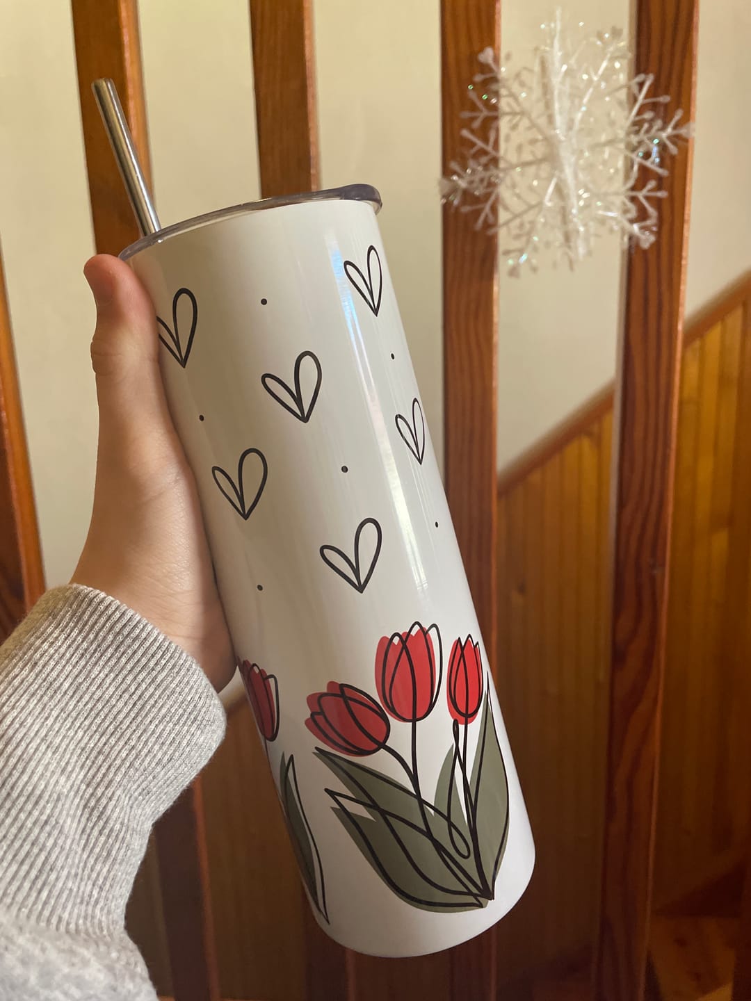 Customer photo review of Termo kelímek - Tulips