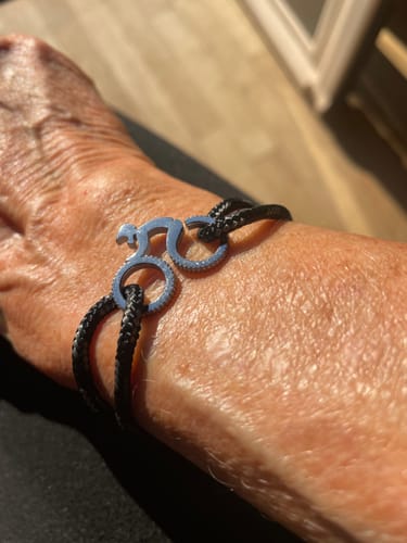 Customer photo review of Bracelet VTT Personnalisé