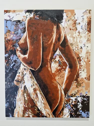 Customer photo review of Modern Nude Woman Back