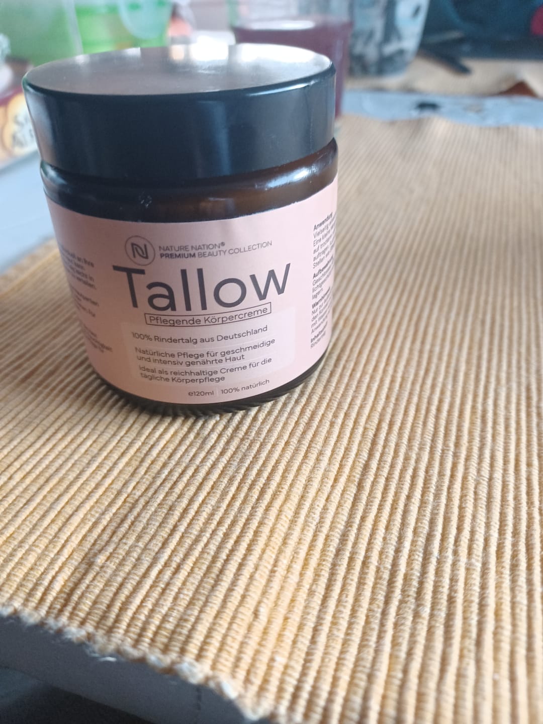 Customer photo review of Tallow Rindertalg Creme Natur – 100% natürliche und unparfümierte Hautpflege