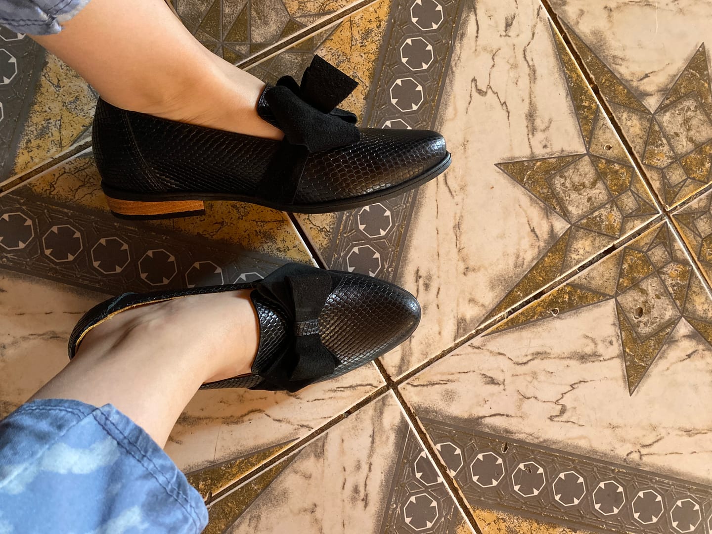 Customer photo review of Mocasín Rosita Amatista