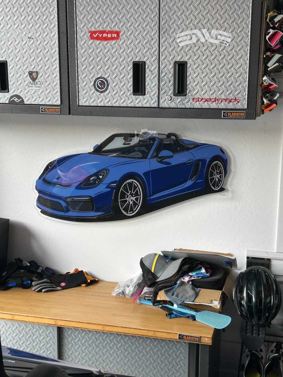 Customer photo review of Your Custom Car Acrylic Print Service