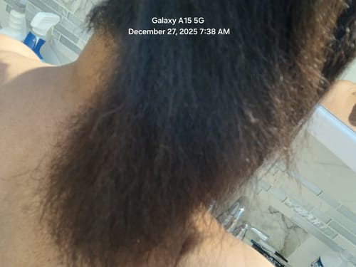 Customer photo review of Herbal Hair Growth Oil