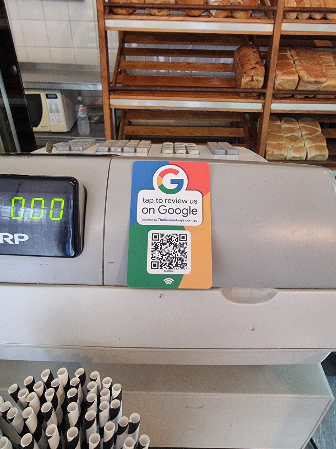 Customer photo review of Google Review NFC Card + QR Code