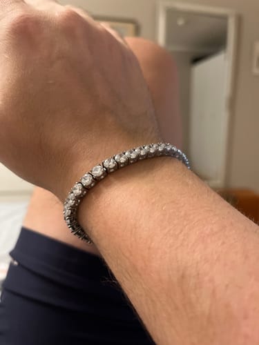 Customer photo review of TENNISBOY BRACELET. - 5MM