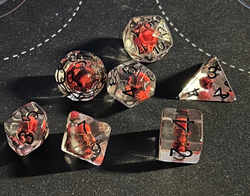 Customer photo review of Mystery Dice
