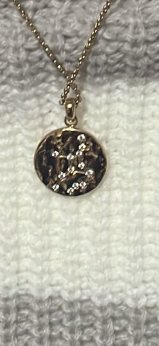 Customer photo review of Zodiac Necklace