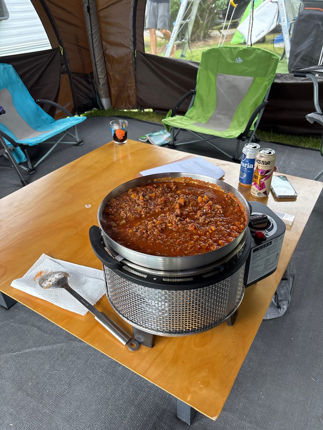 Customer photo review of COBB Grill Gas Bundle