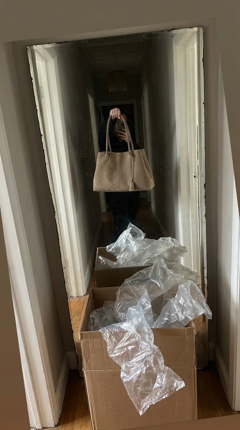 Customer photo review of RIVA |  Taupe Edition