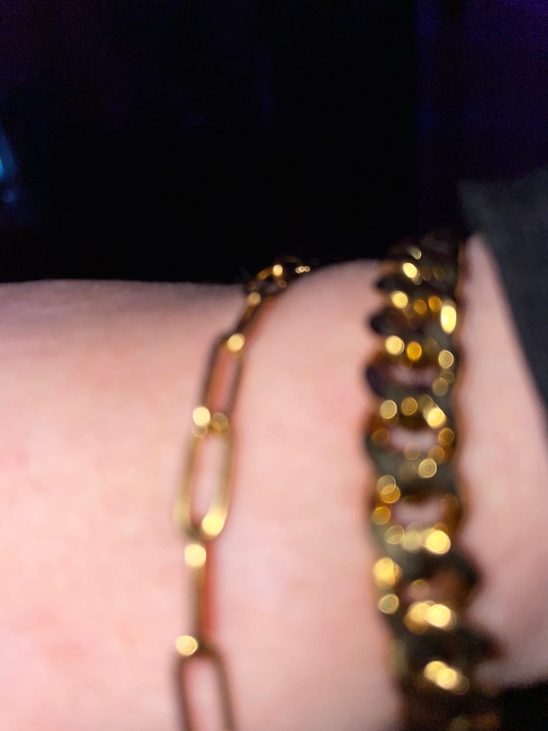 Customer photo review of Paper Clip Bracelet - 4mm
