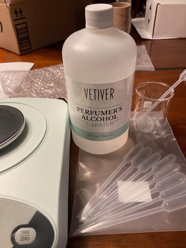 Customer photo review of Perfumer's Alcohol