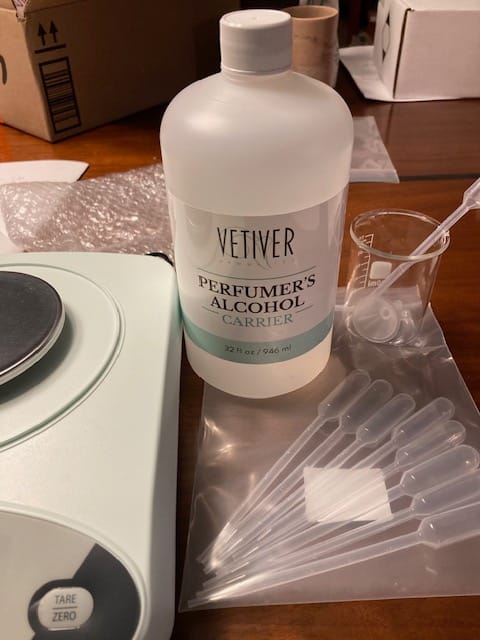 Customer photo review of Perfumer's Alcohol