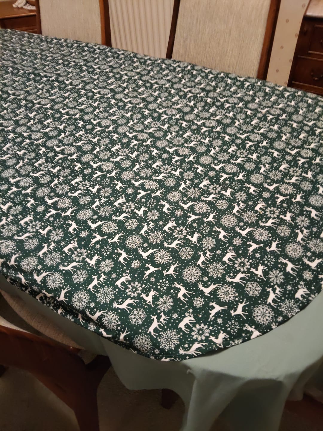 Customer photo review of Reindeer Polycotton Fabric