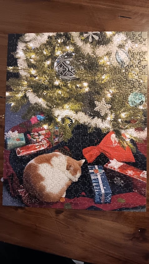 Customer photo review of Custom jigsaw puzzle