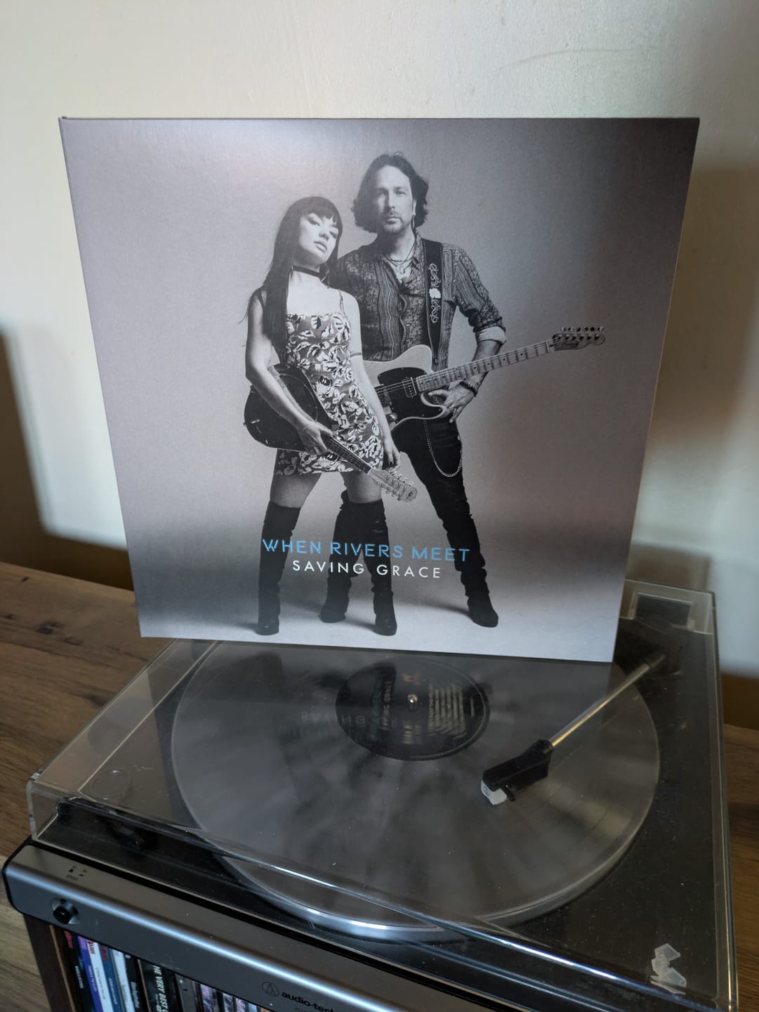 Customer photo review of SAVING GRACE ~ SILVER SPLATTER VINYL 50% OFF