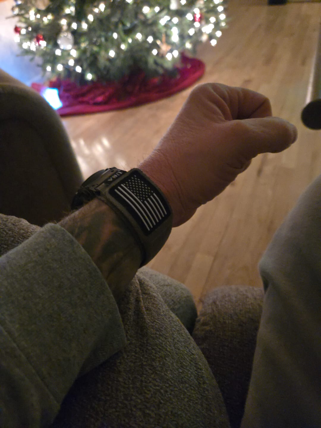 Customer photo review of Garmin Fenix Nylon Strap - Tough, Tactical, QuickFit Band