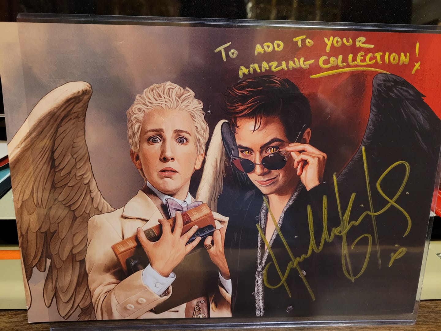 Customer photo review of FREE Surprise 8x10 Autographed Photo