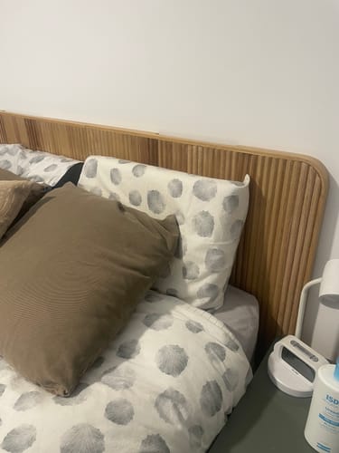 Customer photo review of HORSENS - Tête de lit 160 cm en bois
