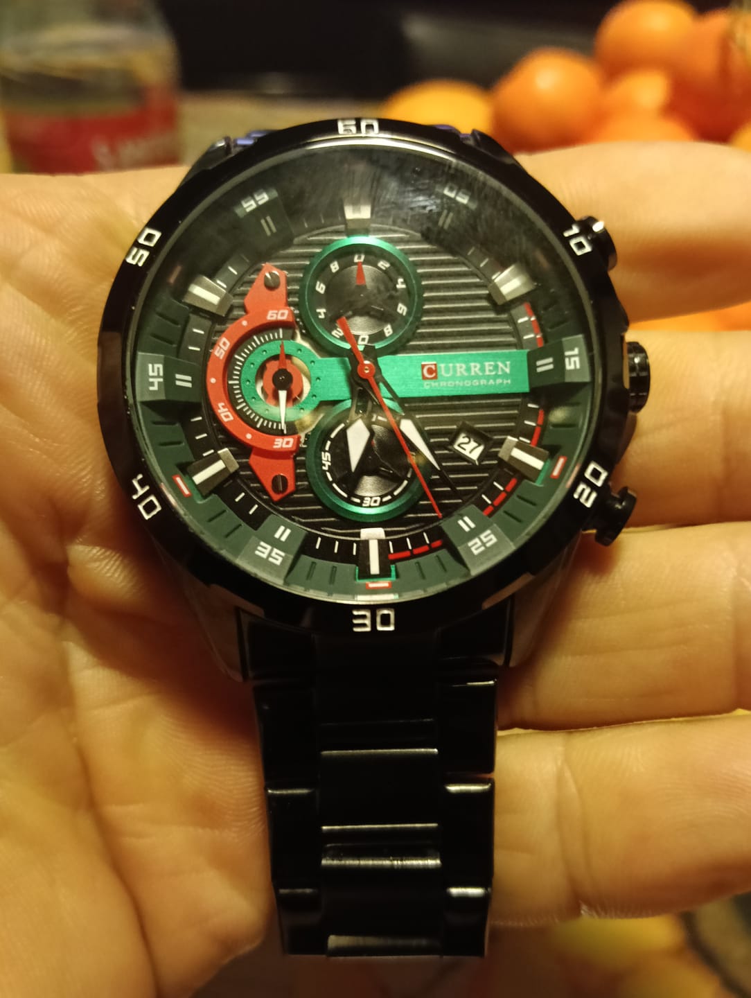 Customer photo review of Curren Monte Carlo® orologio uomo acciaio
