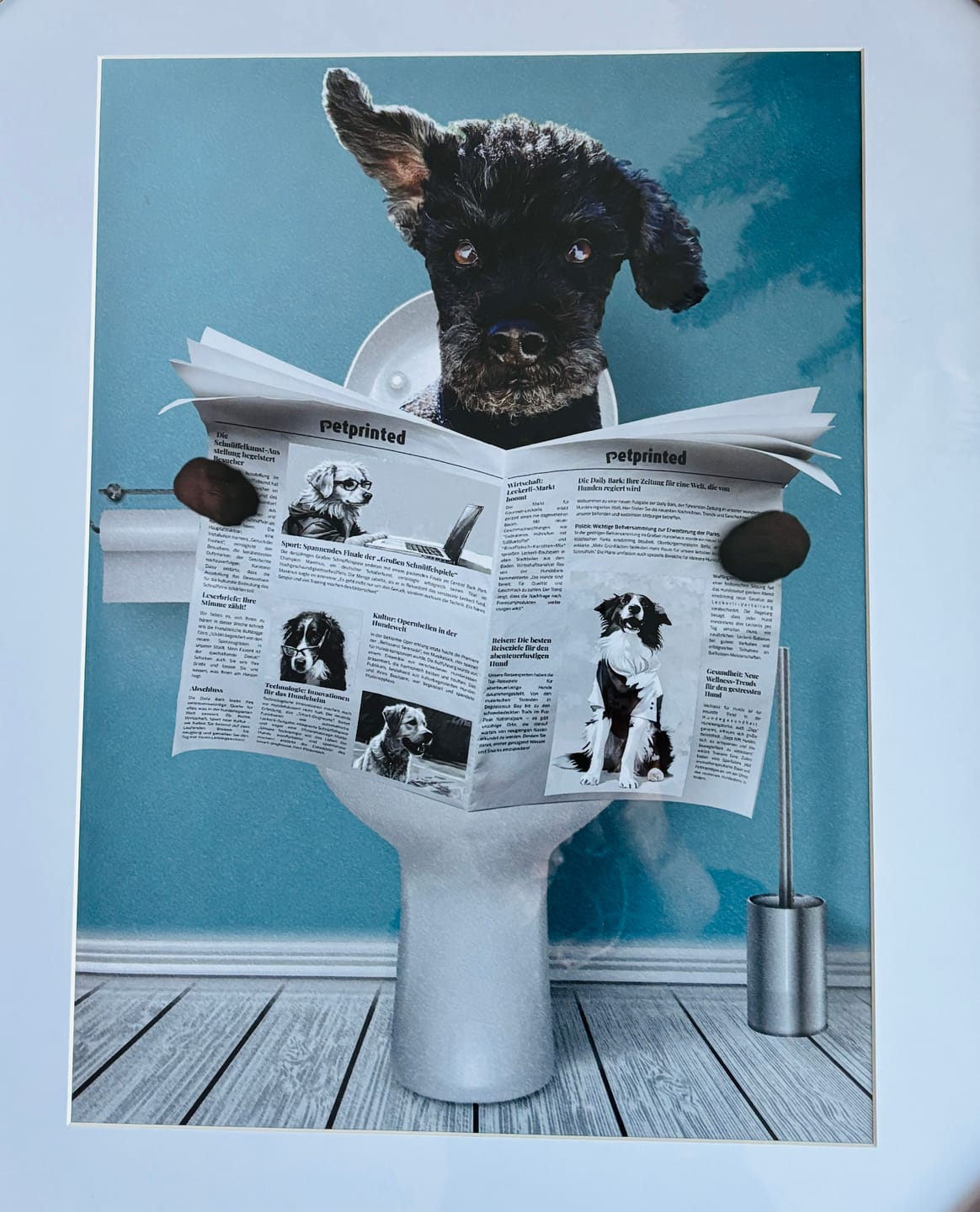 Customer photo review of Wichtige Sitzung - Individuelles Poster