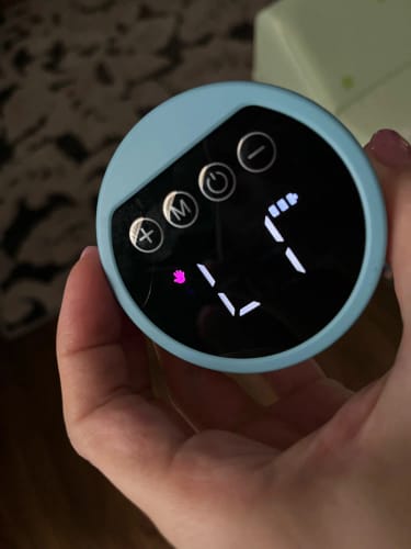 Customer photo review of Hands-Free Wearable Breast Pump – Quiet, Portable & BPA-Free