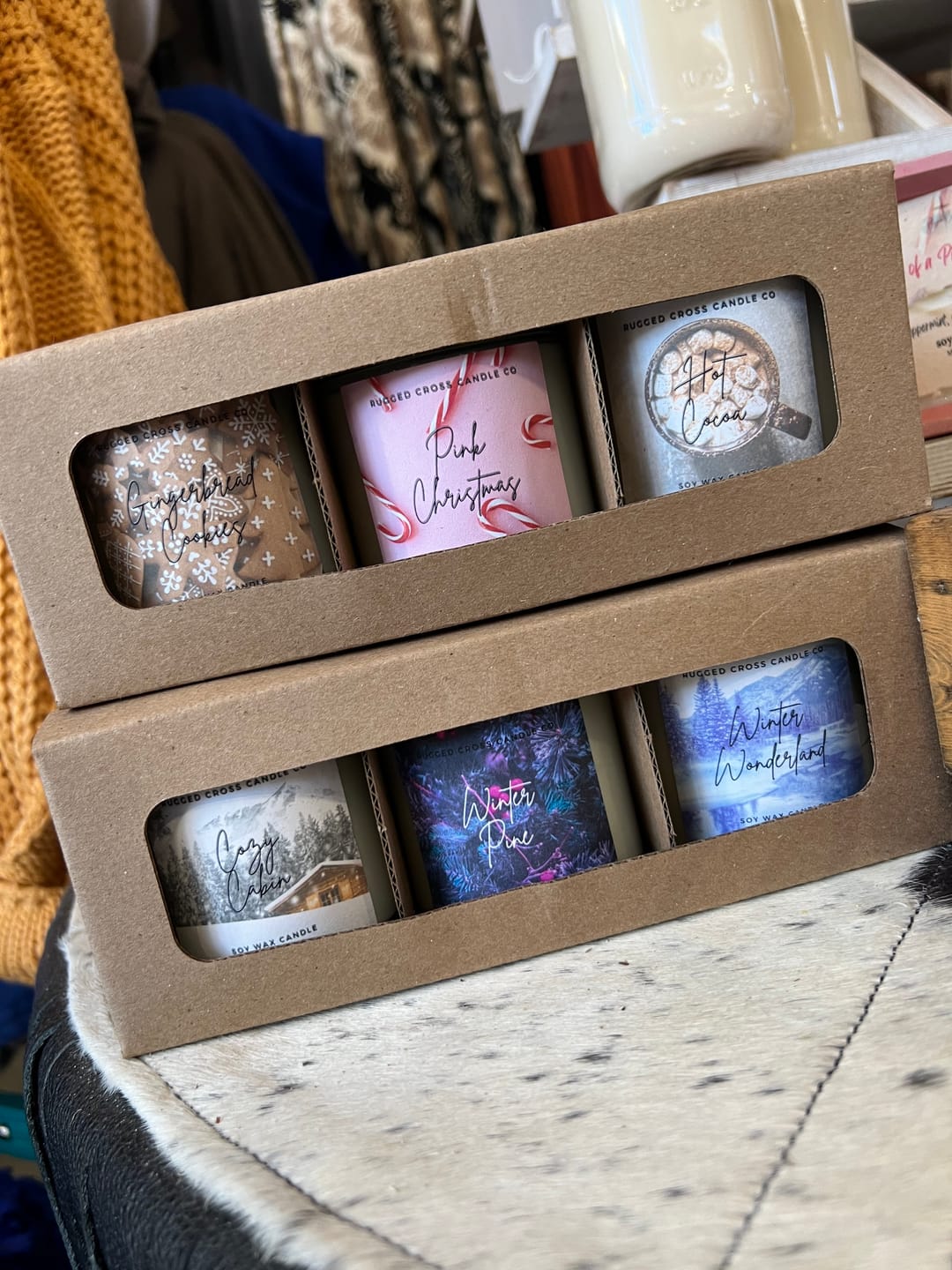 Customer photo review of 4 oz Straight Sided Glass Jar 3-Pack Retail Box™