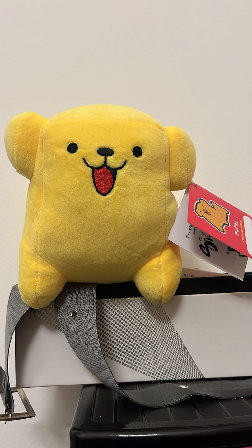 Customer photo review of Peluche Fufos + Albo Fumetti e Risate!